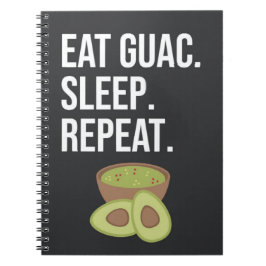 Snygga roliga guacamole-presenter Avokado Fiesta H Anteckningsbok