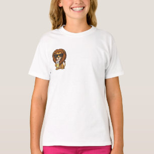 Snygga sommarsolglasögon Lejon Barn T Shirt