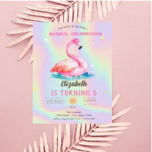 Snygga söta rosa flamingos holografiska