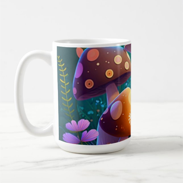 Snygga svampar kaffemugg (Vänster)