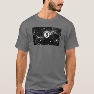 Snygga T-shirts med 8 Ball-tema för poolspelare