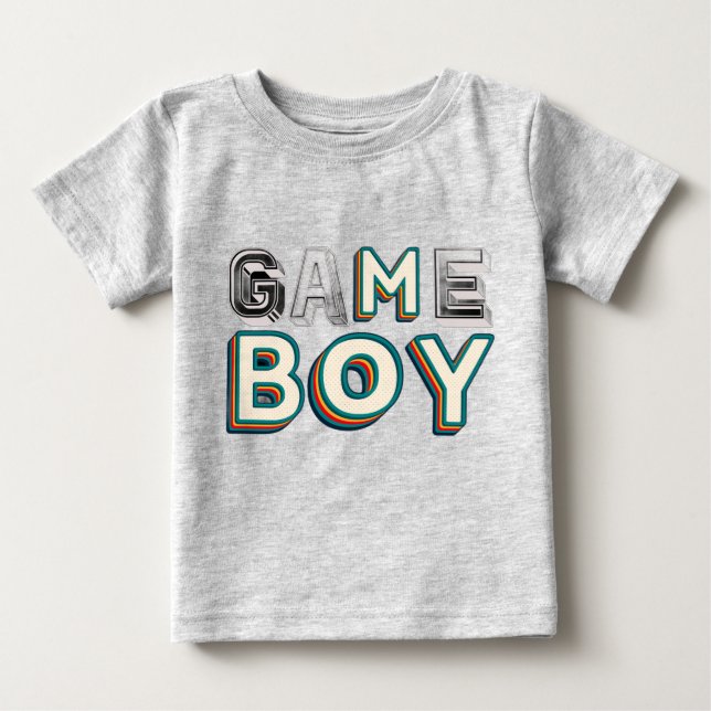 Snygga teckensnitt Grafik Barn T Shirt (Framsida)