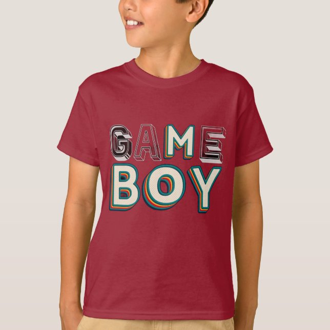 Snygga teckensnitt Grafik Barn T Shirt (Framsida)
