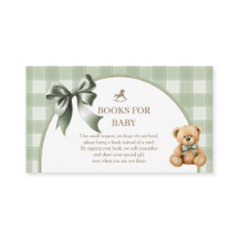 Snygga teddybjörnssagogröna kartrötsböcker för beb
