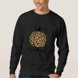 Snygga Thanksgiving Höst Känslor Höst Leopard Pump Lång Ärmad Tröja