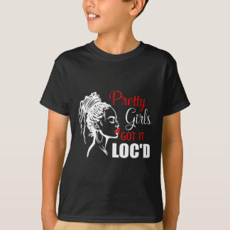 Snygga tjejer har det låst Dreadlock Dreads Flätor T Shirt