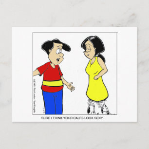 Snygga vadmuskler? Roliga seriefigurer T-shirts &  Vykort