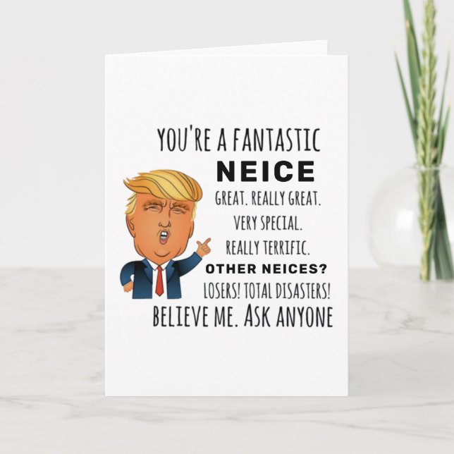 Snyggaste Gåvan till Niece Kort (Framsida)