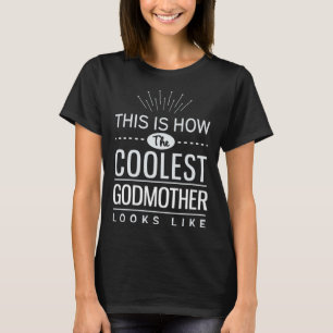 Snyggaste gudmor För gudmor från gudbarn T Shirt