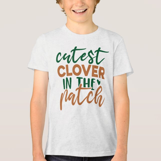Snyggaste klöver i klöverfältet St Patrick's-60863 T Shirt (Framsida)