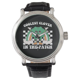 Snyggaste klöver i lappen St. Patricks dag Armbandsur