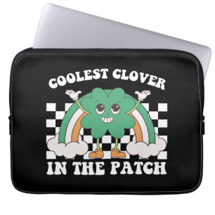 Snyggaste klöver i lappen St. Patricks dag Laptop Fodral