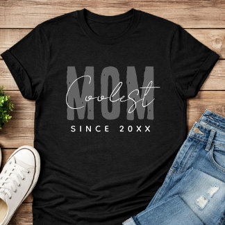 Snyggaste Mamma Sedan 20XX Modern Enkel Stilig T Shirt