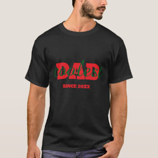 Snyggaste Pappa Enkel Preppy T-Shirt