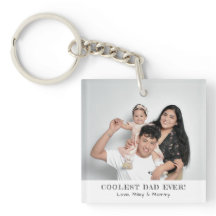 Snyggaste pappa någonsin Foto Fars dag present Akr