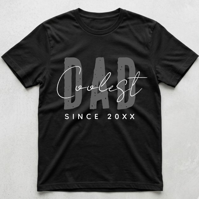 Snyggaste Pappan Sedan 20XX Modern Rollig Enkel Sn T Shirt (Skapare uppladdad)