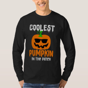 Snyggaste pumpen i lappen Halloween pojkar flickor T Shirt