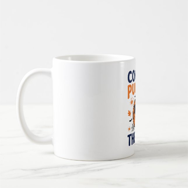 Snyggaste pumpen i lappen Halloween-tröja_1 Kaffemugg (Vänster)