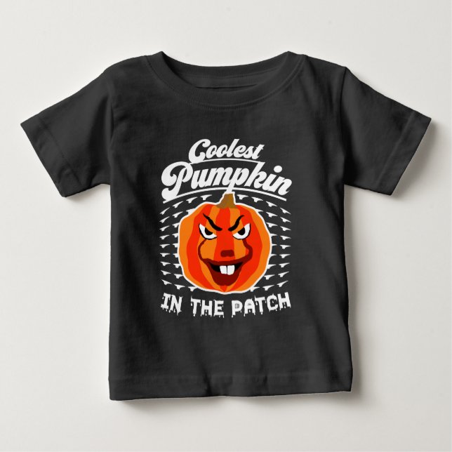 Snyggaste pumpen i lappen – Rolig Halloween T Shirt (Framsida)