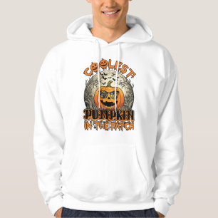 Snyggaste Pumpkin Patch Halloween Kusliga Solglasö Hoodie