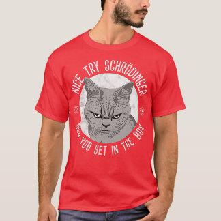 Snygge Schrodinger Schrodingers Cat Quantum Phys T Shirt