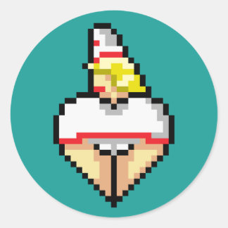 Snygging sjukhusmärkning runt klistermärke