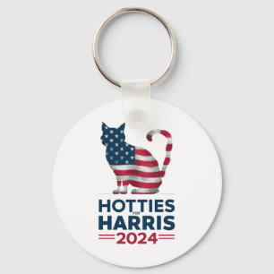 Snyggingar För Harris 2024 Kattdamer Kamala Harris Nyckelring