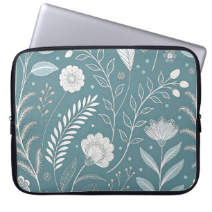 Snyggt 15 Laptop sleeve med Blommigtens Abstrakt