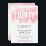 SNYGGT 30års födelsedag INBJUDAN,  rosa Inbjudningar<br><div class="desc">En inbjudan till trendiget för din BIRTHDAY för vilken ålder som helst - kontakta mig om du vill ändra glitter-typen för dig! TIP: 1. Om du vill ändra/flytta grafik & typsnitt och lägga till mer text - slått knappen "anpassa". - - - - - - - - - - -...</div>