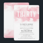 SNYGGT 30års födelsedag INBJUDAN,  rosa Inbjudningar<br><div class="desc">En inbjudan till trendiget för din BIRTHDAY för vilken ålder som helst - kontakta mig om du vill ändra glitter-typen för dig! TIP: 1. Om du vill ändra/flytta grafik & typsnitt och lägga till mer text - slått knappen "anpassa". - - - - - - - - - - -...</div>