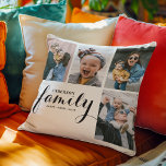 Snyggt 4 Foto Kudde<br><div class="desc">Med en blandning av stil och funktionalitet är vår splitterdyna den ultimata gåvan denna jul. Firar omhuldade stunder genom att ha fyra av dina favoritfoton från familjen, som framkallar värdefulla minnen, hela året runt. Malltexten, personlig med din familj namn, lägger till en unik beröring som skapar den mer än bara...</div>