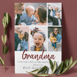 Snyggt 5 Fotofödelsedagskort<br><div class="desc">Önska din mormor i Grattis på födelsedagen med de här fem bild-födelsedagskorten. Lägg till en personlig hälsning eller använda som mallen innehåller, anpassa med dina favoritfoton, ditt födelsedagsmeddelande och vem som kommer från det. Du kan ändra alla stilar, storlekar och färg genom att klicka på länken Anpassa ytterligare efter att...</div>