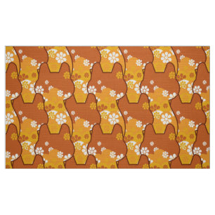 snyggt 70s mod- kattkattunge tyg