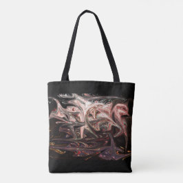 Snyggt Abstrakt Graffiti Tote Bag Tygkasse