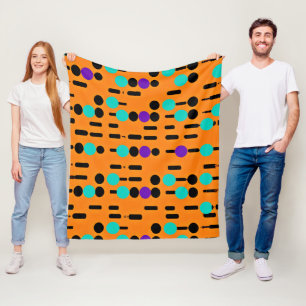 Snyggt Abstrakt Mönster Design Fleecefilt