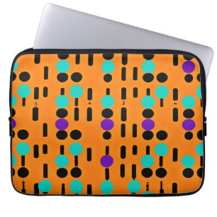Snyggt Abstrakt Mönster Design Laptop Fodral