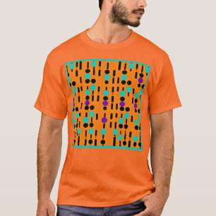 Snyggt Abstrakt Mönster Design T Shirt
