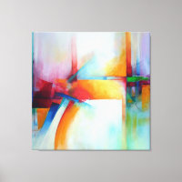 Snyggt Abstrakt Painting Acrlylic Modern Art Deco