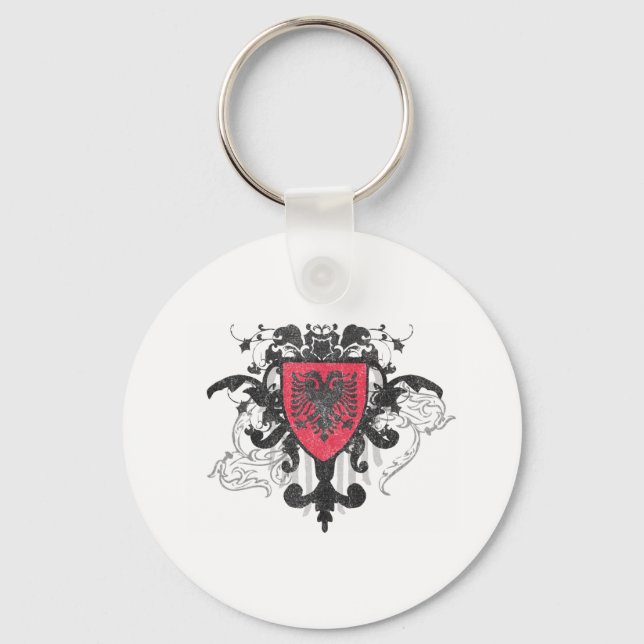 Snyggt Albanien Nyckelring (Framsida)