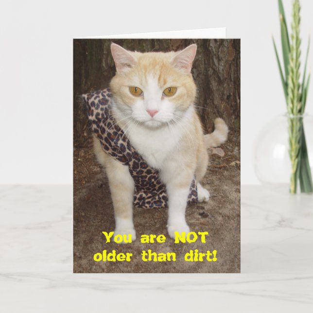 Snyggt äldre än Dirt BD-kort Kort (Framsida)