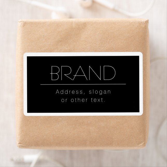 Snyggt, ändringsbar text med Gräns Fraktsedel (Insitu)