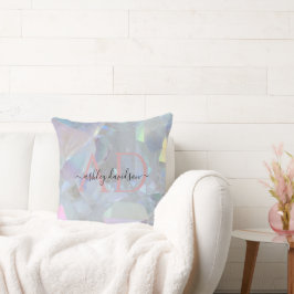 Snyggt Angel Aura Quartz Monogram Crystal Pillow Kudde