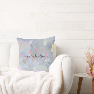 Snyggt Angel Aura Quartz Monogram Crystal Pillow Kudde