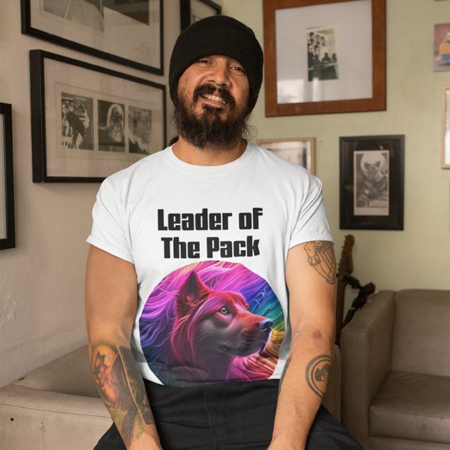 Snyggt Anpassade Colorful Hund Art T Shirt (Skapare uppladdad)