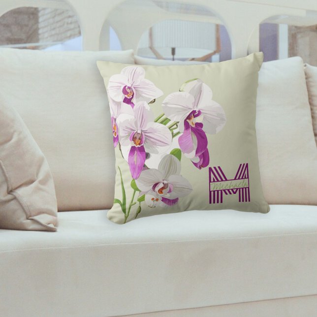 Snyggt Anpassade Orchid Kudde (Skapare uppladdad)