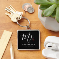 Snyggt Anpassningsbar Efternamn och datum Bröllop