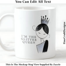 Snyggt Anpassningsbar Glitter Gnistra Queen 035 No