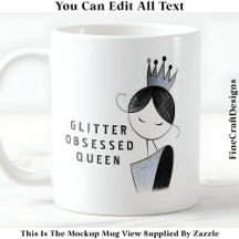 Snyggt Anpassningsbar Glitter Gnistra Queen 036 No