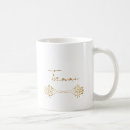 Snyggt Anpassningsbar Monogram Namn Ursprunglig ju Kaffemugg