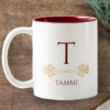 Snyggt Anpassningsbar Monogram Namn Ursprunglig ju